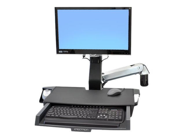Ergotron Styleview Sit Stand Combo Arm With Worksurface
